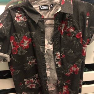 MENS VANS BUTTON UP